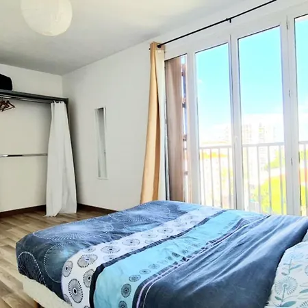 Apartment Standing 110m2 Lumineux, Clim, Balcons Perpignan