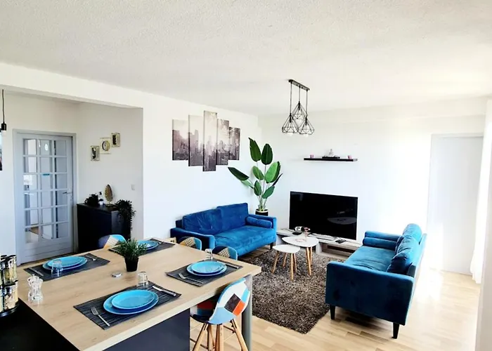 Standing 110m2 Lumineux, Clim, Balcons