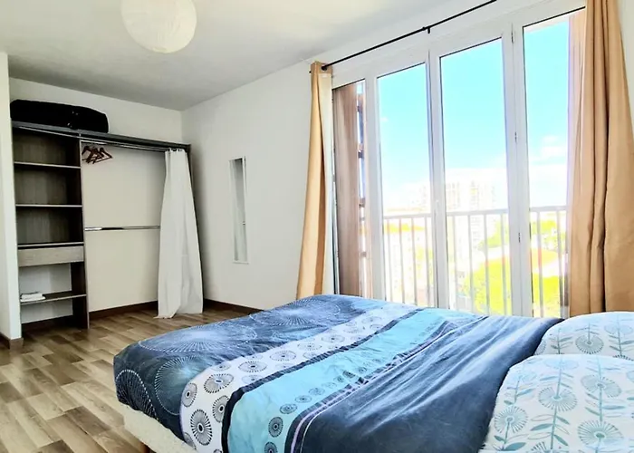 Apartament Standing 110m2 Lumineux, Clim, Balcons Perpignan